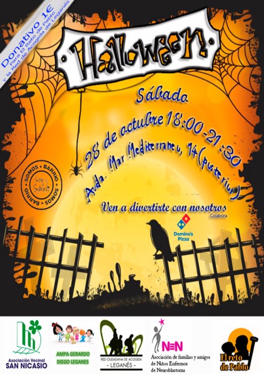 Fiesta de Halloween ASOCIACIÓN VECINAL SAN NICASIO 2017